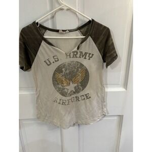White Crow Distressed Women's US Army Air Force XS